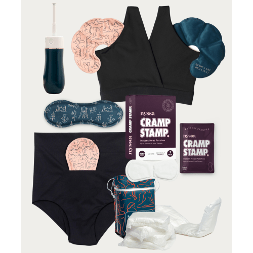 Classic Black Essential Postpartum Kit - Bralette M/L / Underwear S/M