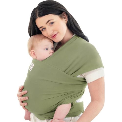 KeaBabies Original Baby Wraps Carrier, Baby Sling Carrier, Stretchy Infant Carrier for Newborn, Toddler, Color: Dusty olive