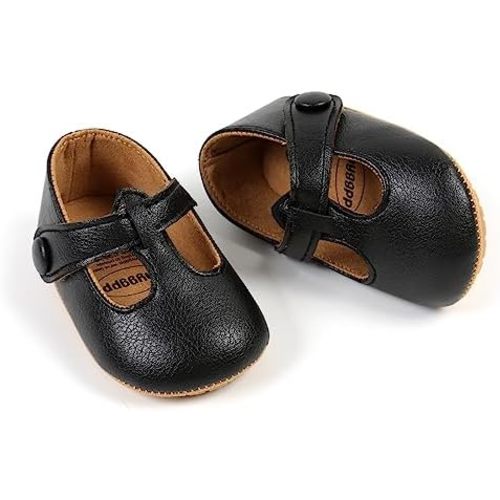 Baby Girls Mary Jane Flats with Bowknot Floral Princess Wedding Dress Shoes Soft Newborn Infant Crib First Walkers Prewalker