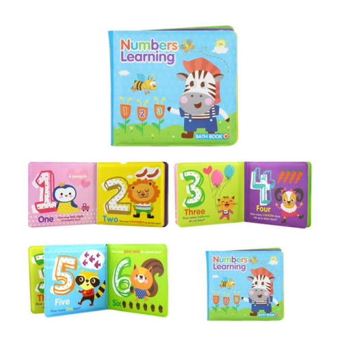 ToysYGift Floating Baby Bath Books, Bath Books for Babies, Infants, Waterproof Bath Toys for Learning & Early Education Christmas Gift