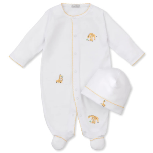 Giraffe Duo Footie & Hat Set