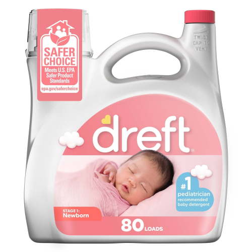 Stage 1: Newborn HE Compatible Hypoallergenic Baby Liquid Laundry Detergent - 105 fl oz