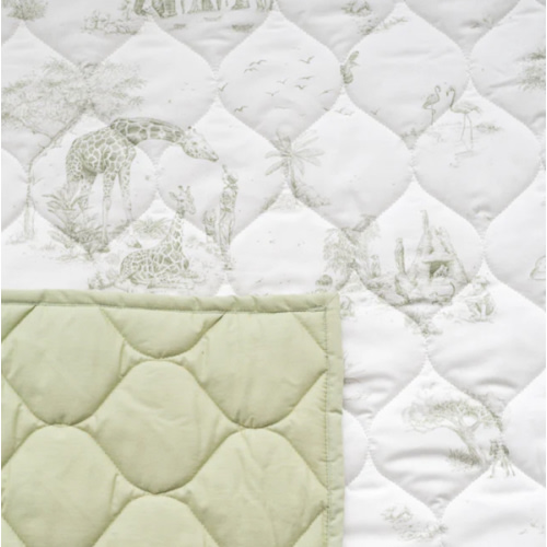 Safari Toile Quilted Playmat