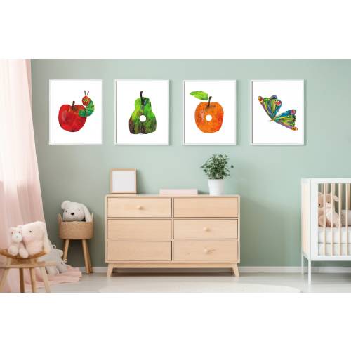 Hungry Caterpillar Nursery Art Prints: Set of Four (Digital Download)