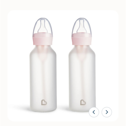 Bond™ Silicone Glass Bottle 4oz or 8oz, 2pk | Munchkin