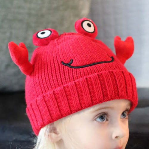 CRAB HEAD BABY HAT