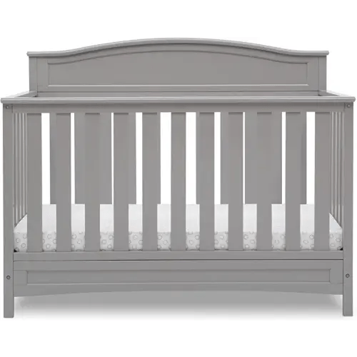 Delta Children Emery 4-in-1 Convertible Baby Crib, Pack of 1, Grey