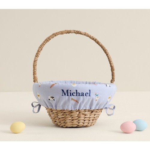 Embroidered Icons Easter Basket Liners