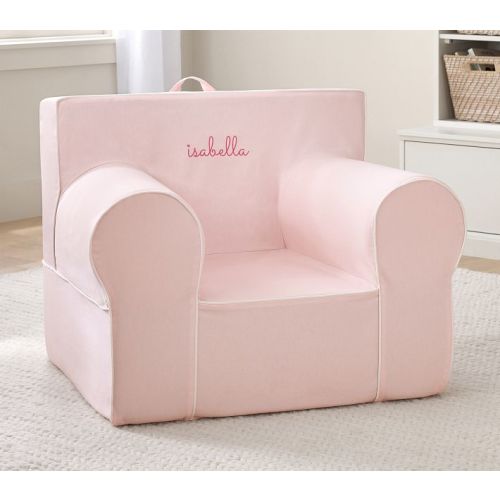 Anywhere Chair®, Pearl Twill With White Piping