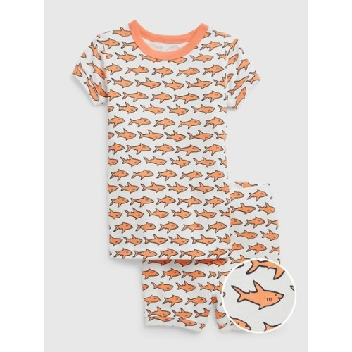 babyGap Organic Cotton Shark PJ Shorts Set