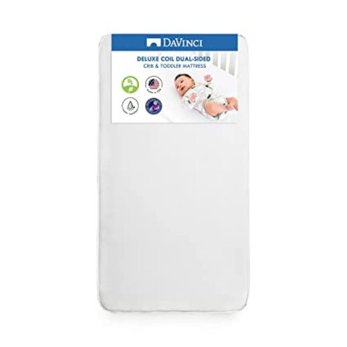 DaVinci Pure Core Memory Foam Baby Crib Mattress - GREENGUARD Gold Certified, Dual Sided, 2-Stage Infant & Toddler Bed Mattress - Lightweight, Waterproof & Breathable - For Standard Crib Size