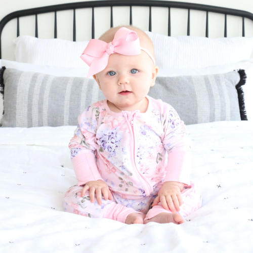 Henlee's Hydrangea Convertible Zip Romper*