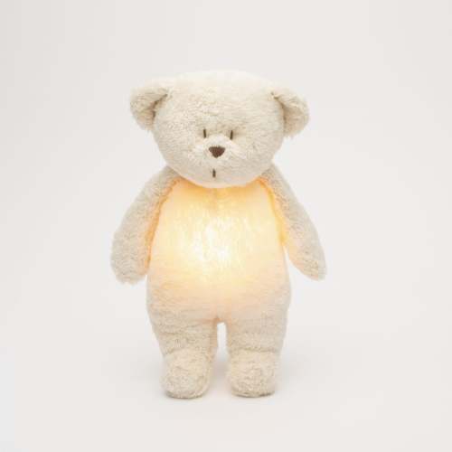Moonie Organic Humming Bear With Lamp - Polar (Min. of 2 PK, multiples of 2 PK)