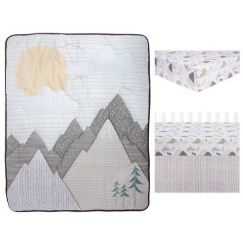 Trend Lab Crib Bedding Set - Mountain Baby - 3pc