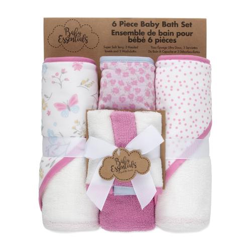 Baby Essentials 6-pc. Bath Towel Set