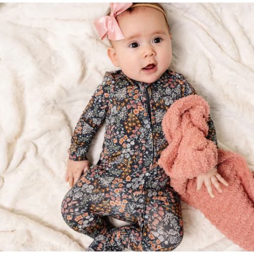 Bea Zipper Footies – Lou Lou & Company