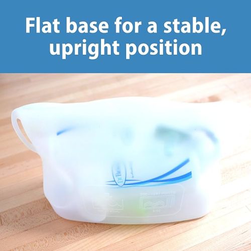 Dr. Brown’s 100% Silicone Microwave Steam Sterilizer Bag for Baby Bottles, Breast Pump Parts & Other Toddler Accessories, Reusable Sterilizing Bag