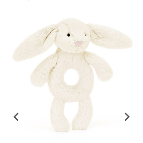 Bashful Bunny Ring Rattle
