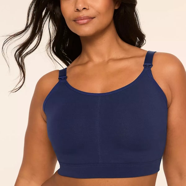Cotton Scoop-Neck Unlined Nursing Bra | LaneBryant