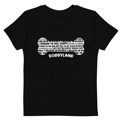 Kids Doggyland Affirmations Bone Shirt