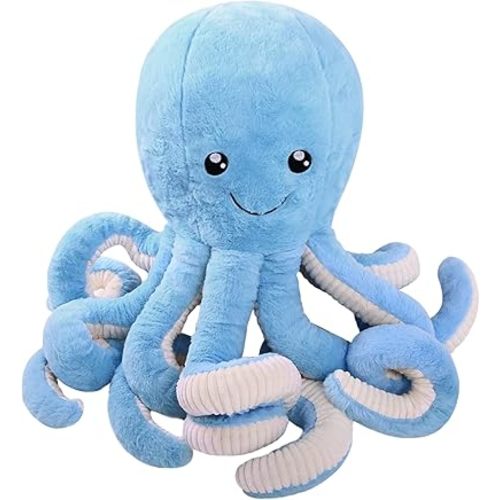 DENTRUN Octopus Stuffed Animals, Giant Octopus Plush Doll Play Toys for Kids Girls Boys Adults Birthday Xmas Halloween Present Stuffed Sea Animals Plushie, 7/16/24/32 Inches, 5 Colors