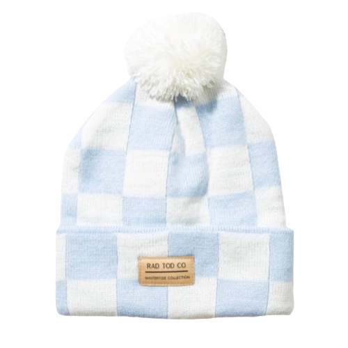 BLUE CHECKERED BEANIE – Rad Tod