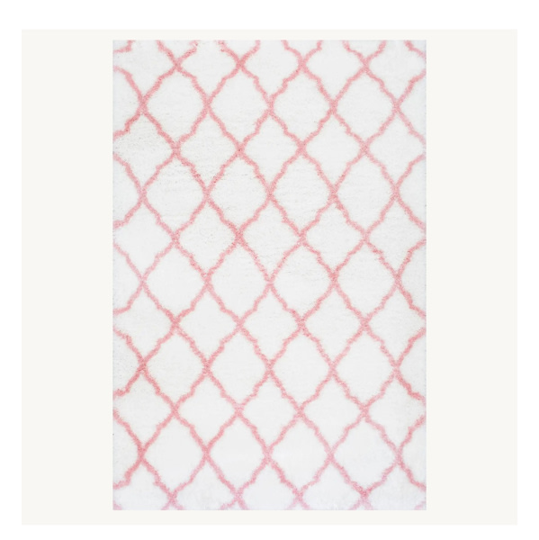 Diamond Rug | Baby Pink – Rugs USA
