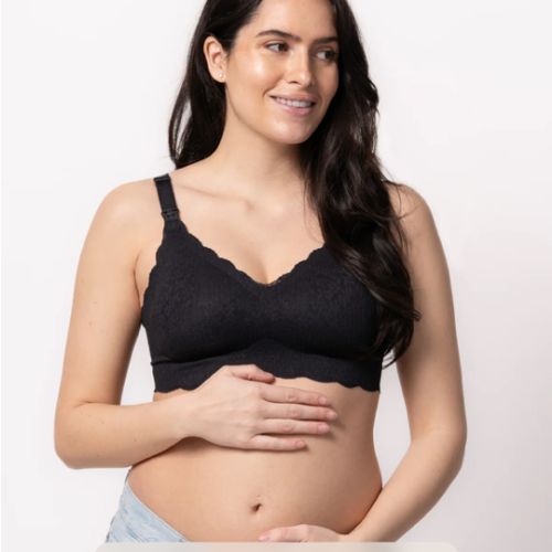 Ebony Lace Nursing Bra