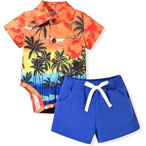 Baby Boy Hawaiian Outfit