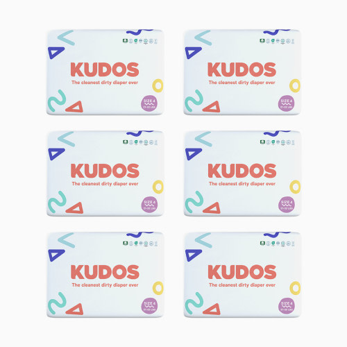 Kudos Diapers, Monthly Supply - Size 4, 162 Count
