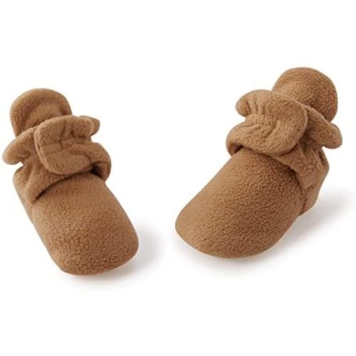 pureborn Unisex Baby Boy Girl Fleece Cozy Booties Warm Infant Shoes