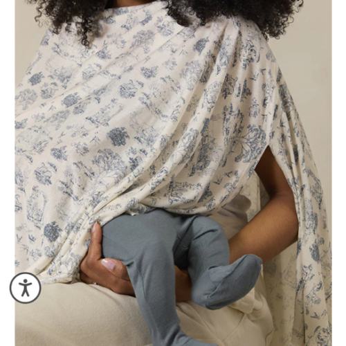 Bleu Toile Nursing Cover