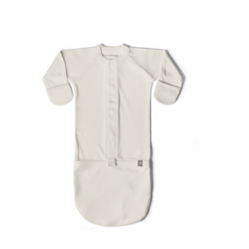 Goumikids Organic Baby Sleeper Gown - Cloud – goumikids