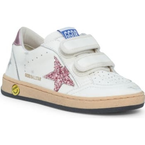 Kid's Ball Star Glitter Leather Sneaker, 9US / 25EU
