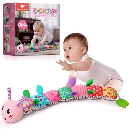 Dearlomum Newborn Baby Girl Gift Toys Infant Tummy Time Musical