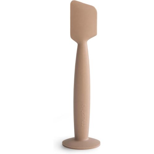 mushie Diaper Cream Applicator Soft Silicone with Suction Base (Natural)