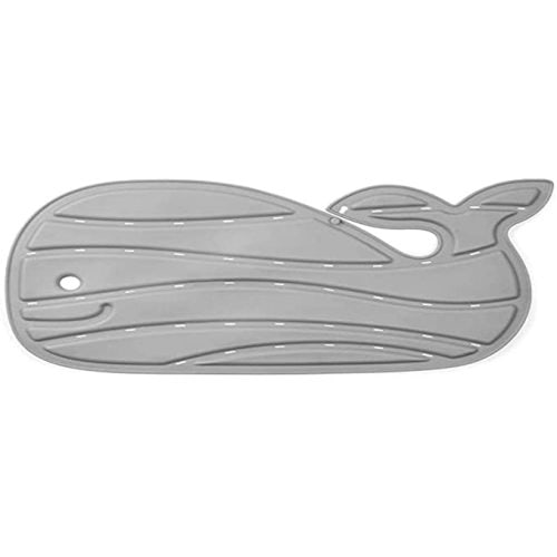 Skip Hop Non-Slip Baby Bath Mat, Moby, Grey, 30x15.5 Inch (Pack of 1)