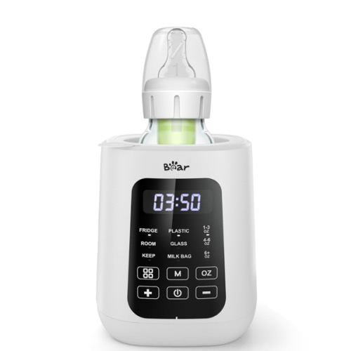 Bear Baby Bottle Warmer, Milk Warmer Breastmilk Bag Formula Fast Warming for New Born Baby Bottles, 6 Oz with Time Temp Control Automatic Shut Off at Home Use