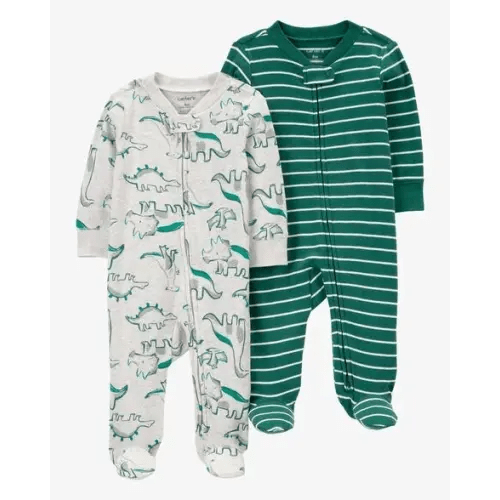 Baby 2-Pack 2-Way Zip Sleep & Play Pajamas - Carter's | Carter's