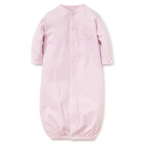 Simple Stripes Convertible Gown, Pink, NB