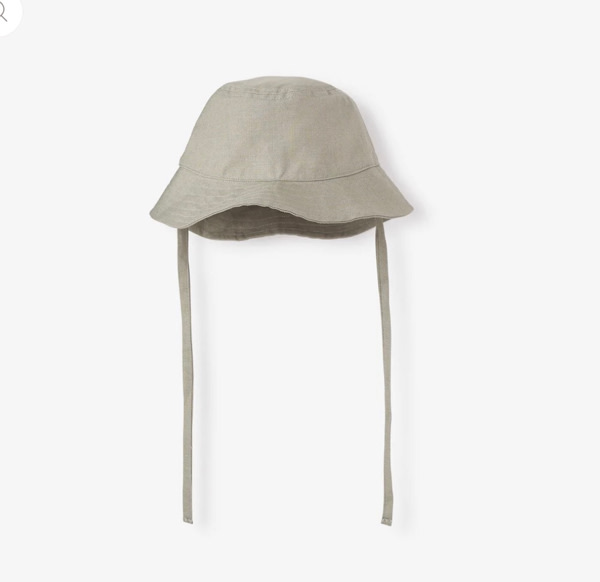 Linen Bucket Hat | Olive Green
