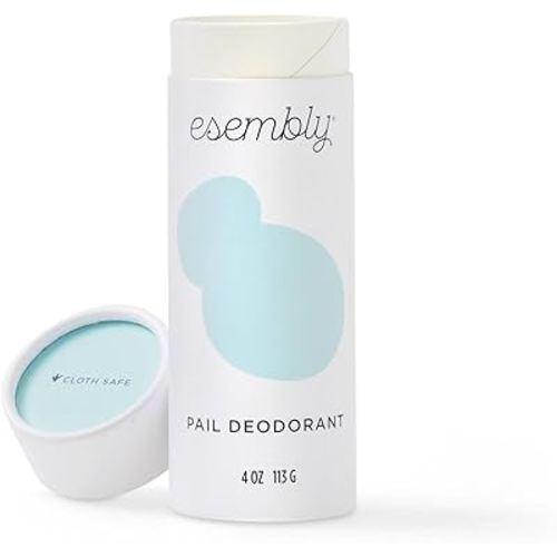 Esembly Pail Deodorant, Shakable Powder Deodorizer for Diaper Pails, Keeps Diapers, Gym Clothes and Dirty Laundry Smelling Fresh, Scents of Rosemary, Lemon and Grapefruit, 4oz