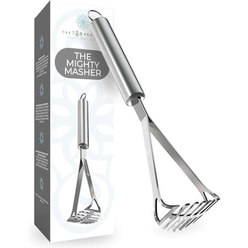 The 730 Project Mighty Masher, Baby Food Masher, Stainless Steel Smasher