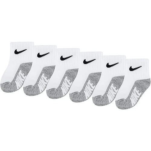 Nike Newborn 6 Pairs Lightweight Ankle Socks Size 6-12 Months