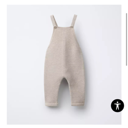 KNIT OVERALLS - Sand / Marl | ZARA United States