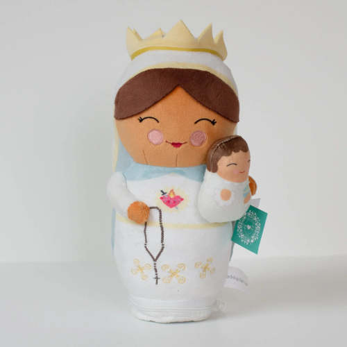 Our Lady of the Rosary - Hail Mary Audio Plush Doll - Shining Light – Shining Light Dolls