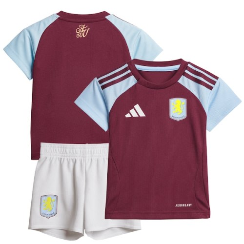 Aston Villa Adidas Home Baby Kit 2024-25