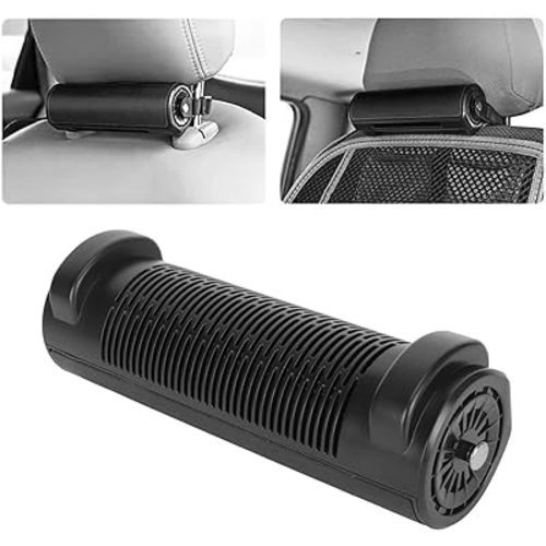 Cuifati Car Seat Fan for Backseat Baby & Kids Mini Coolers Automotive Interior Accessories, 3 Speeds Powerful Wind, Switch, USB Powered, Easy to Install for Car Seat (Black)