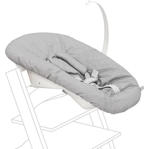 Stokke Tripp Trapp Newborn Set, Grey - Convert The Tripp Trapp Chair into Infant Seat for Newborns Up to 20 lbs - Cozy, Safe & Simple to Use - Compatible with Tripp Trapp Models After May 2003