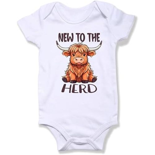 hrcfbk Newborn Baby Boys Girls Clothes Cute Funny Bodysuit Rompers Newborn Baby Announcement Coming Home Outfit